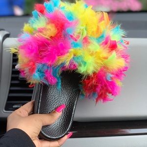 Feathered Fur Slides
